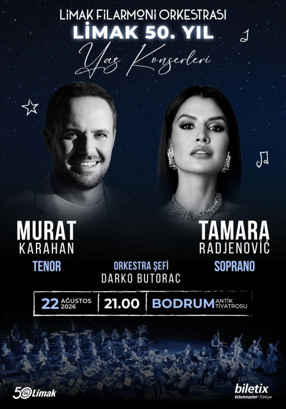Opera Gala at the Bodrum Ancient Theatre -Tamara Radjenović and Murat Karahan