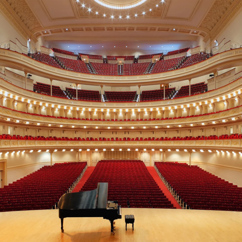 Stern Auditorium at Carnegie hall, New York City- Special Gala concert with the symphony orchestra